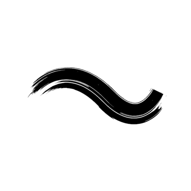 a black line on a white background with a black line drawn on it