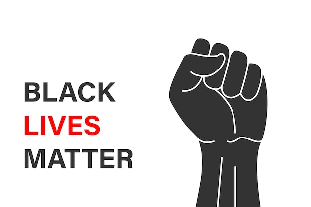 Black lives matter banner design Template for your design