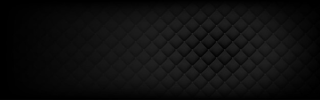 Black luxury leather pattern background Horizontal design for background backdrop