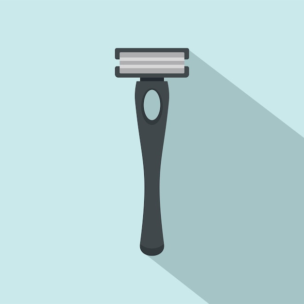 Black man razor icon Flat illustration of black man razor vector icon for web design