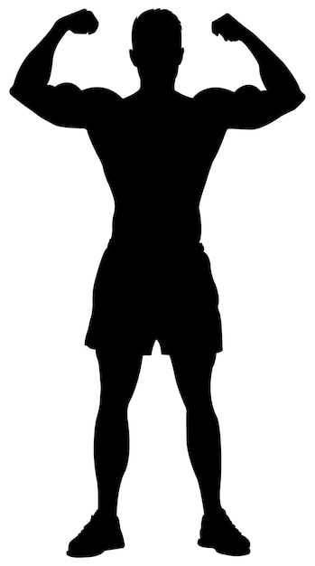 Black man silhouette 14