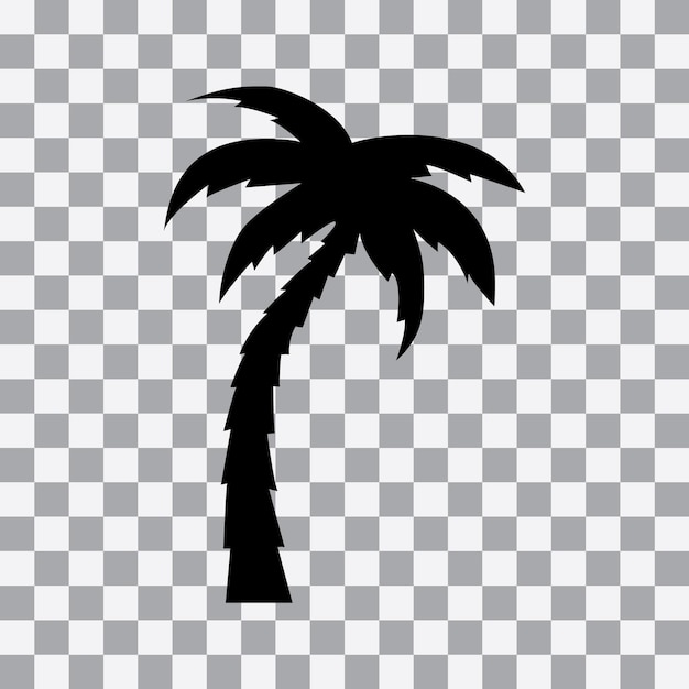 Black palm trees,Palm silhouettes. Design palm trees for posters, banners and promotional items.