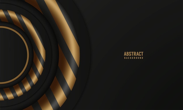 Black premium abstract background with luxury dark lines