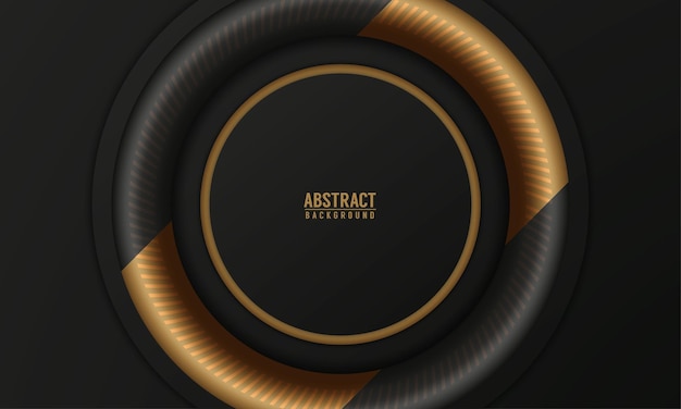 Black premium abstract background with luxury gradient