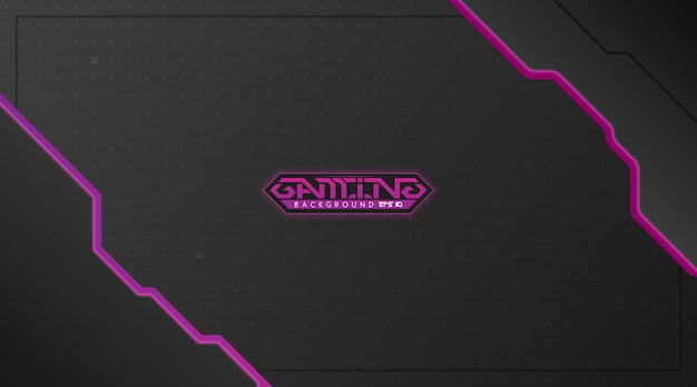 Black and Purple Gaming Abstract Background