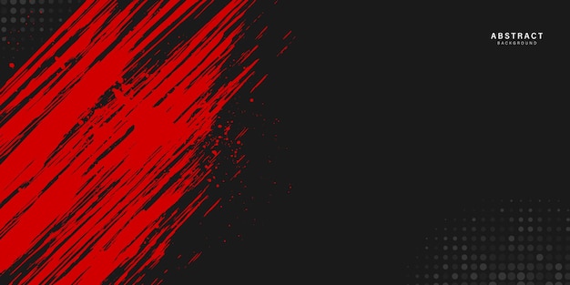 Black and red abstract grunge background, red dirty grunge background used for business, vector