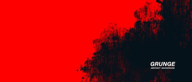 Black and red abstract grunge texture background