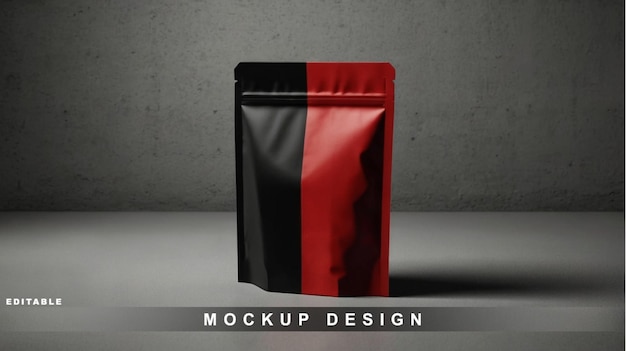 Vector a black and red bag that says  scupup design design