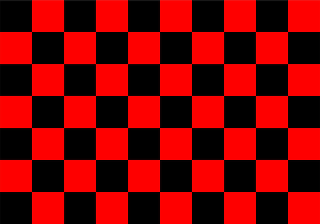 Black and red squares pattern