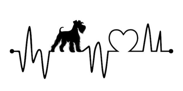 a black silhouette of a monkey on a heart