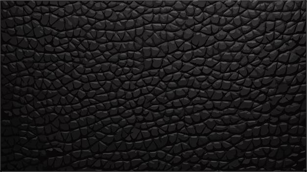 Vector black skin leather texture background