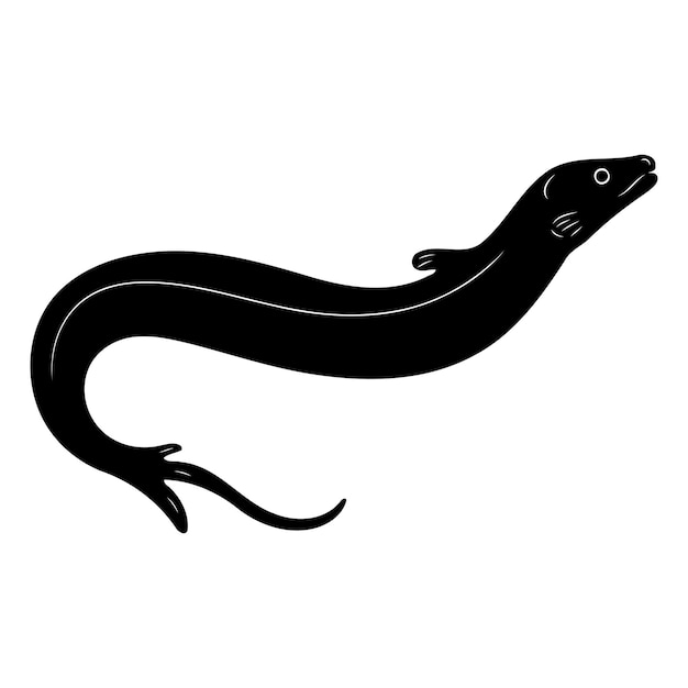 a black snake with a black tail that says  a snake