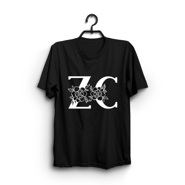 Vector black t shirt design and eps file black t shirt mockup design