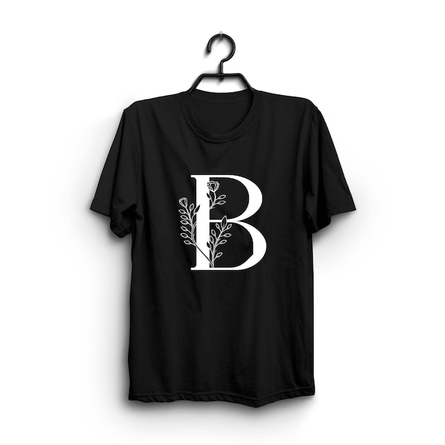 black t shirt design template