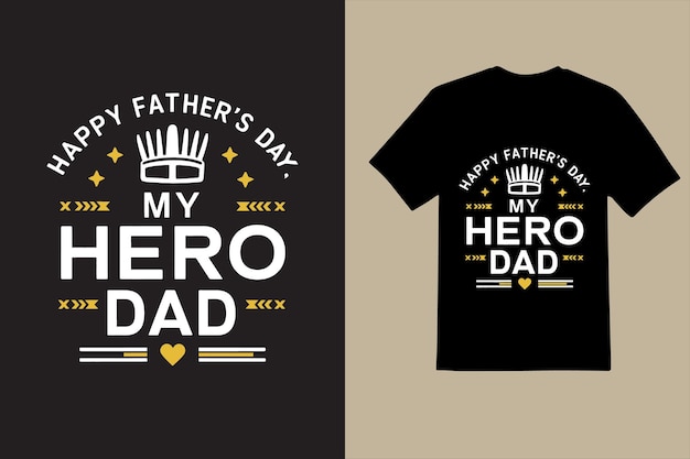 a black t - shirt with a crown on the front and the words  father day  on the front