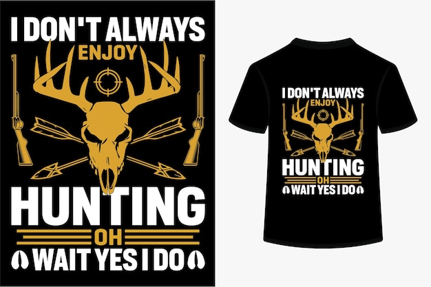 Vector a black t shirt with a deer on the front and the words quot its a deer quot