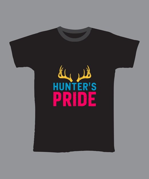 Vector a black t - shirt with the name  huntings  on it