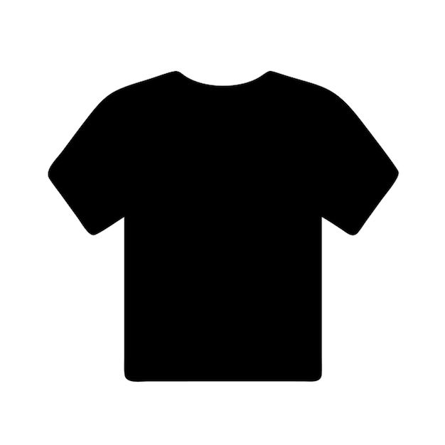 Vector a black t - shirt with a white logo that says t - shirt