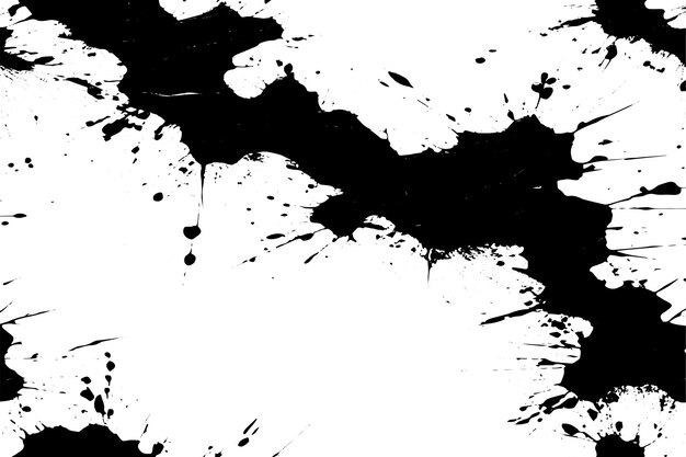 Vector black texture on white background vector illustration overlay monochrome grunge background texture