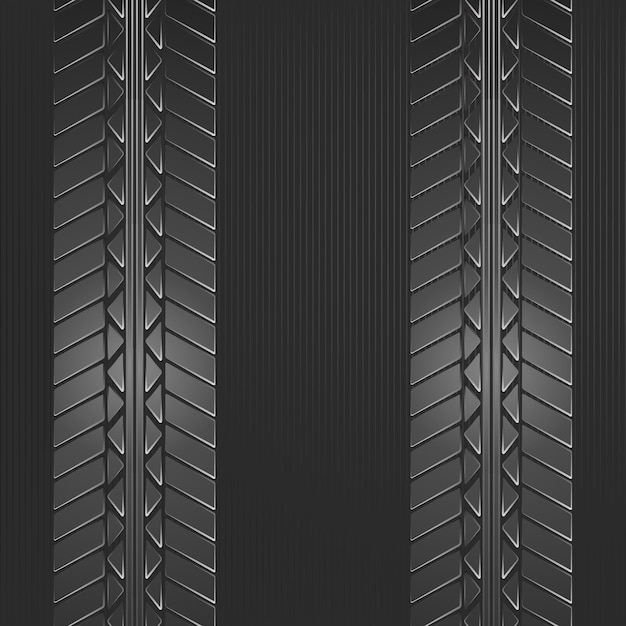 Black tire track background