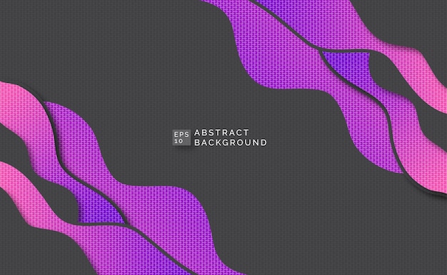 Black and violet Background abstract background geometry shine and layer element vector for presentation design Vector design for business corporate institution party festive seminar and talks