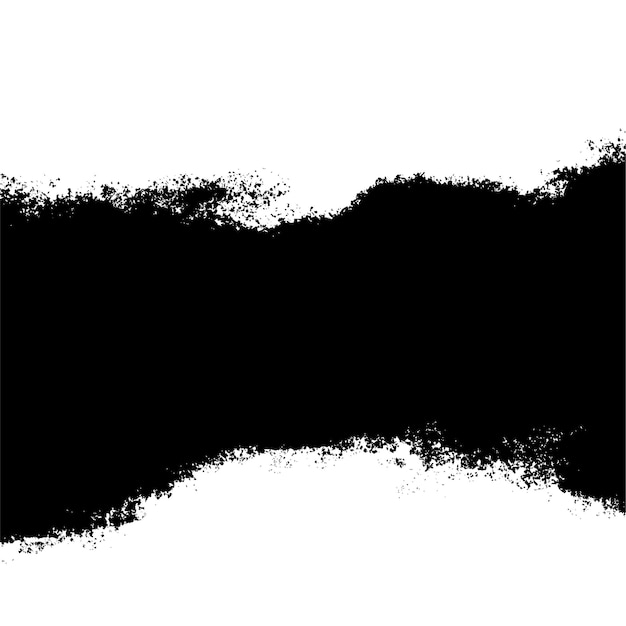 Black watercolor brush stroke design background