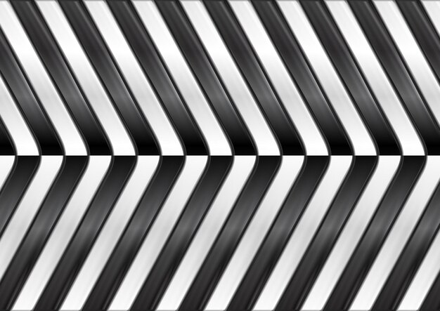 Vector black and white abstract glossy stripes