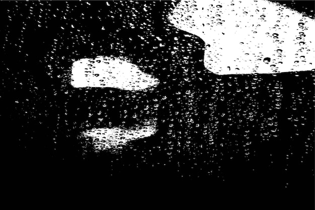 Vector black and white abstract grunge background with noise and scratch effects