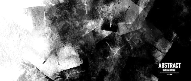 Black and white abstract grunge texture background