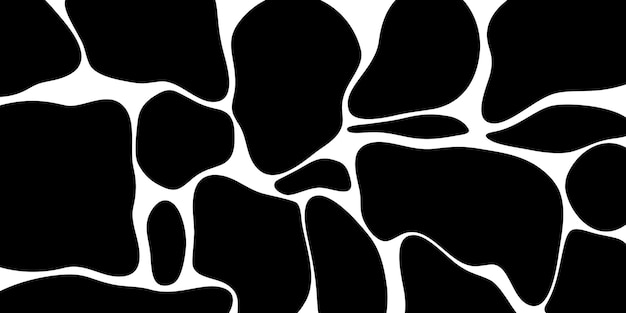 Vector black and white background abstract stone pattern