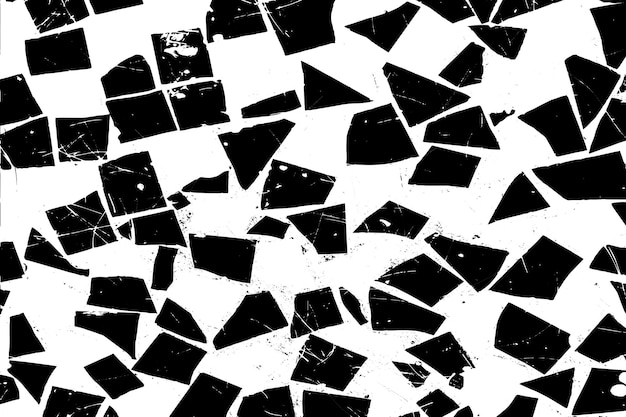 A black and white background with broken triangles and the words " black " on the bottom.