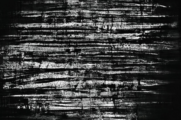 A black and white background with a rough texture.