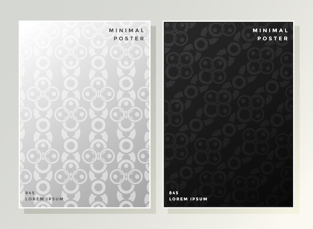 Black and white cover with geometric square texture