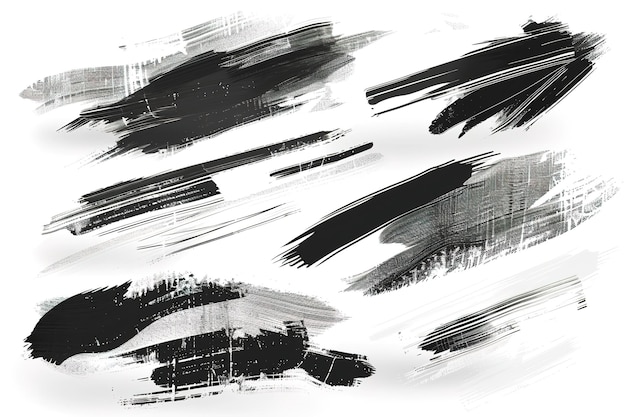 a black and white drawing of a black and white abstract painting