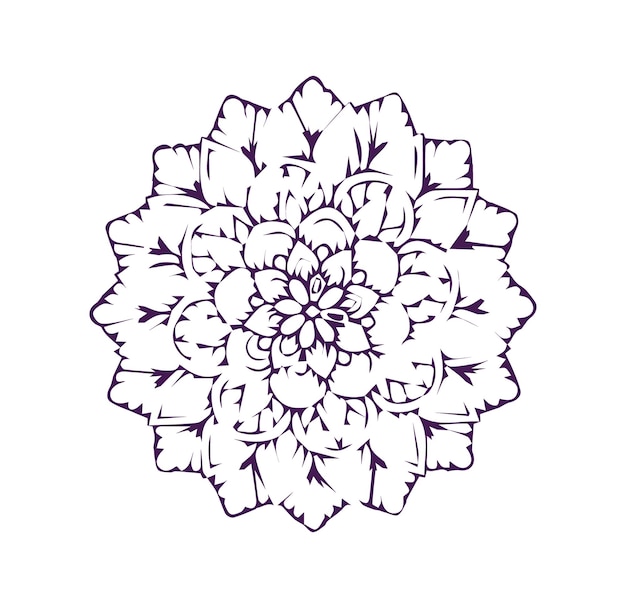 a black and white drawing of a flower with the word  flower  on it