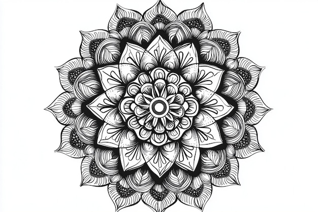 a black and white drawing of a flower with the words quot the word quot on it