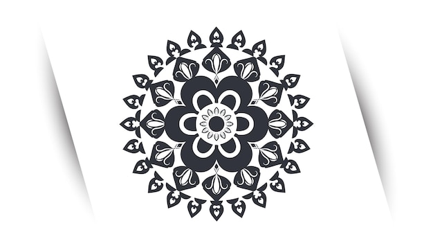 A black and white drawing of a flower.