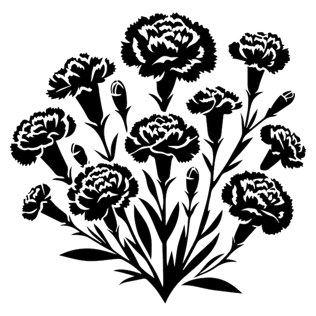 a black and white drawing of flowers with the words  flowers