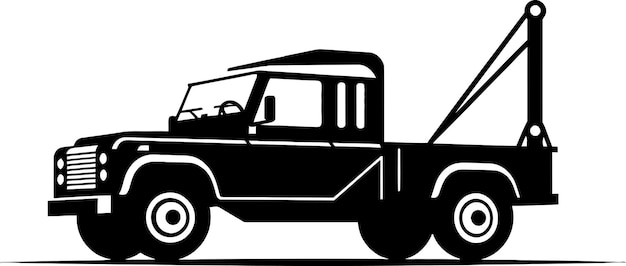 Vector a black and white drawing of a jeep with a black door and a black car with a black door