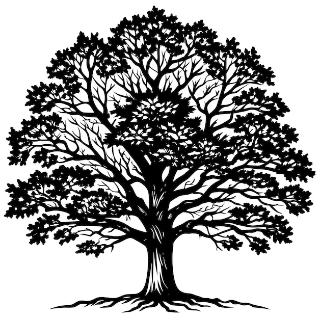 a black and white drawing of a tree with the words quot the word quot on it