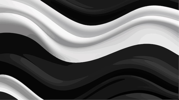 Vector a black and white flag with a white stripe