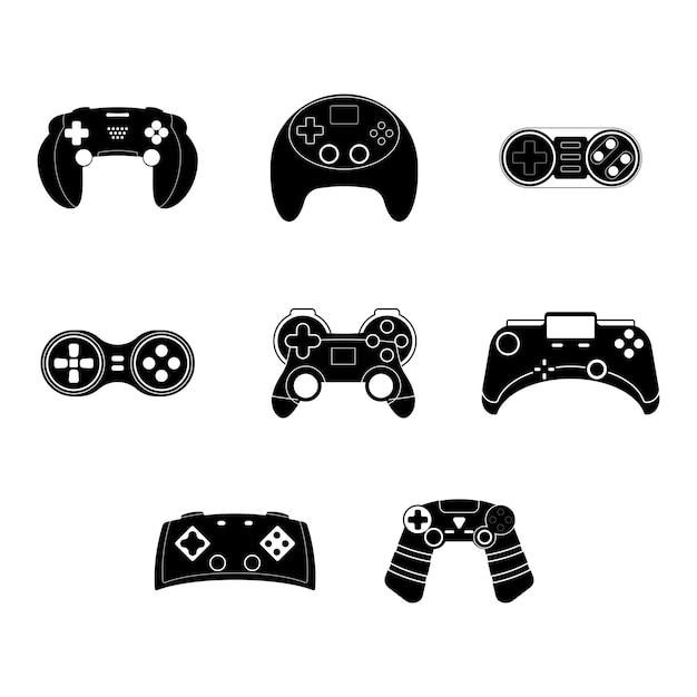 Black white gadget keypad and joypad entertainment game device for video palying joystick wireless