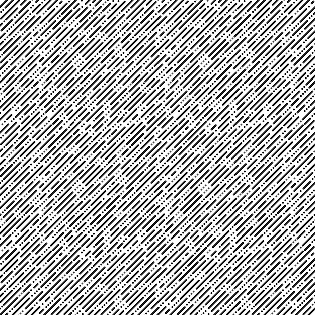 Black and white geometric background with dotted line