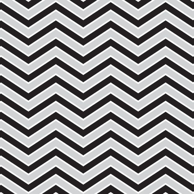 a black and white geometric pattern with a zigzag pattern