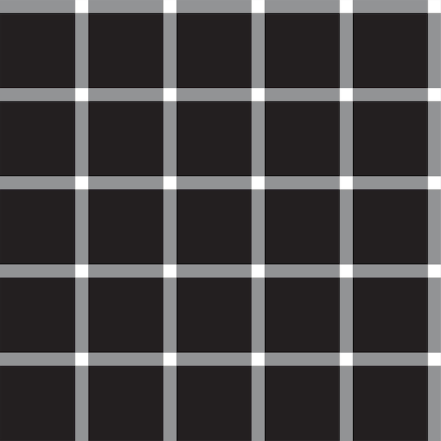 Black White Grey Scott Plaid Tartan Checkered Line Overlap Intersect Gingham Pattern Background