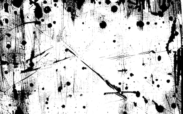 Black and white grunge background with a black and white paint splatter.