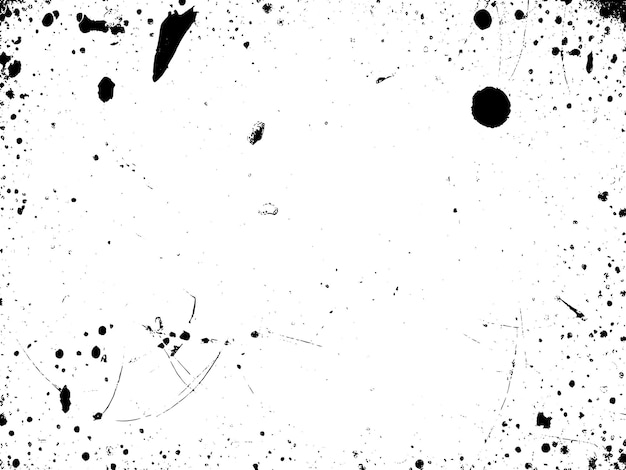 Black and white grunge background with a white background and black spots