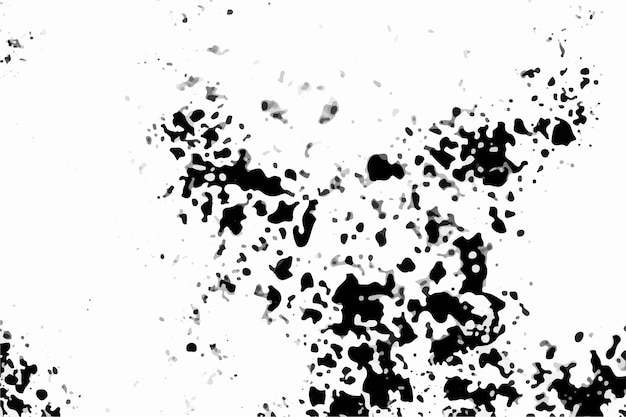 Black and white Grunge texture Bubbles circles splatter texture transparent background Abstract art