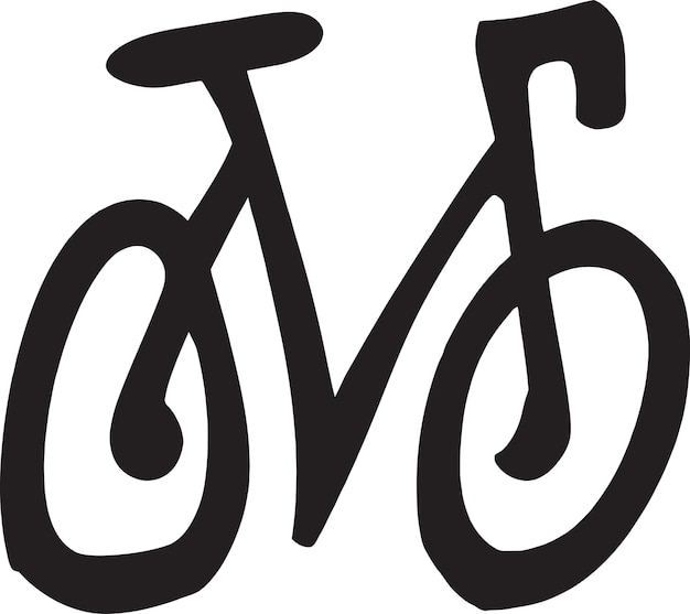 A black and white image of a bike with the word love on it.