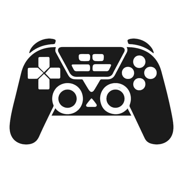 a black and white image of a controller with the word o on it